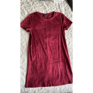 Faux Suede Forever 21 Dress